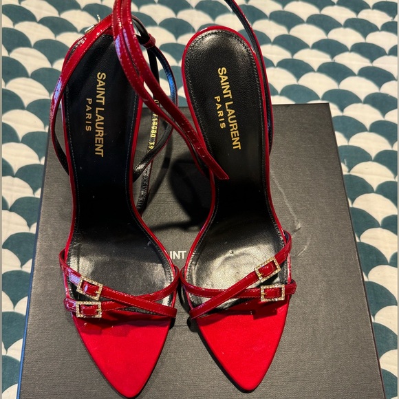 YSL sandals Vernice Red. - Picture 2 of 7